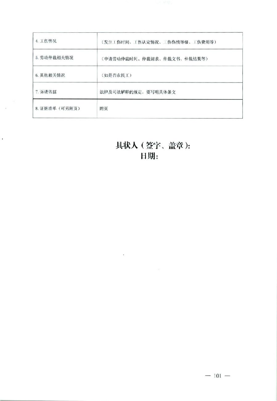 關(guān)于部分常用民事案件起訴狀、答辯狀示范文本（含文本填寫實例）_97.jpg