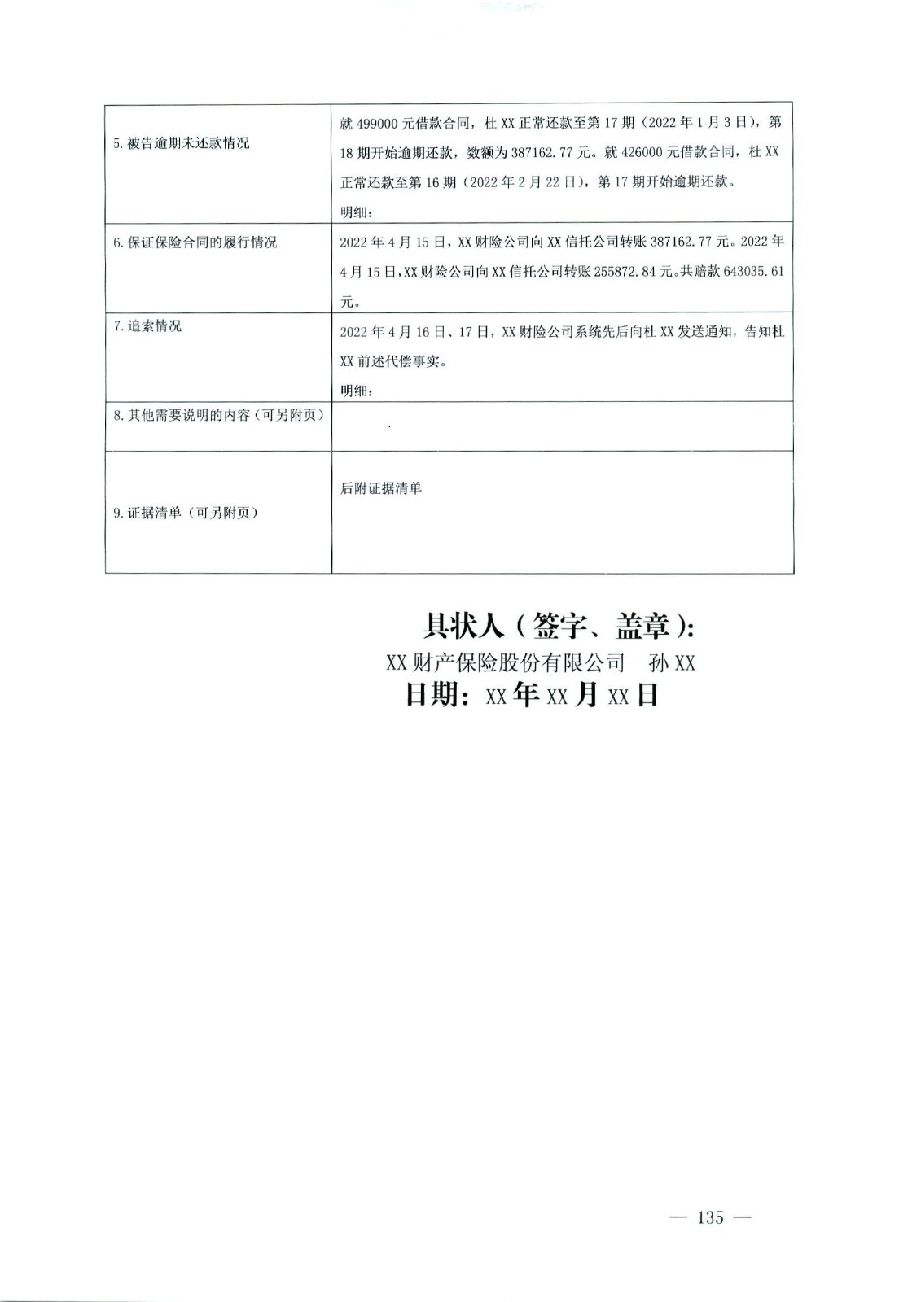 關(guān)于部分常用民事案件起訴狀、答辯狀示范文本（含文本填寫實例）_131.jpg